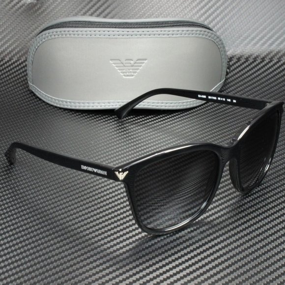 Emporio Armani Women\'s Black and Grey Sunglasses!